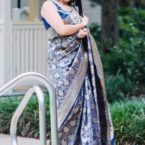 Beautiful Banarsi Silk Blend Saree